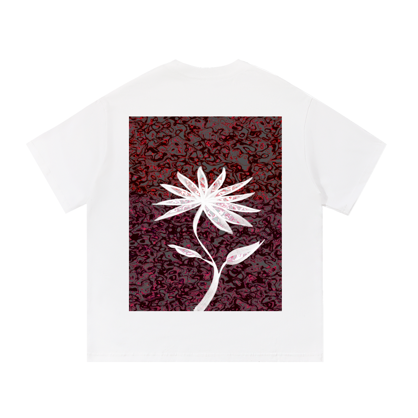 TRIPPY FLOWER Tee (100% cotton)