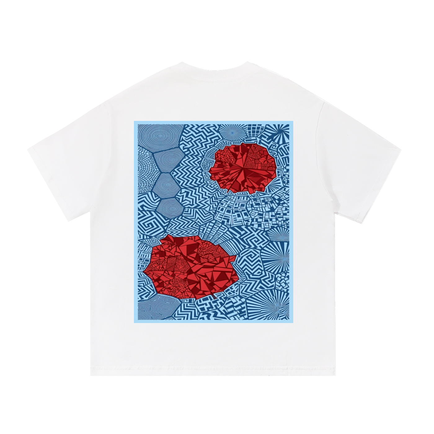 GEOMETRIC SKETCH Tee (100% cotton)