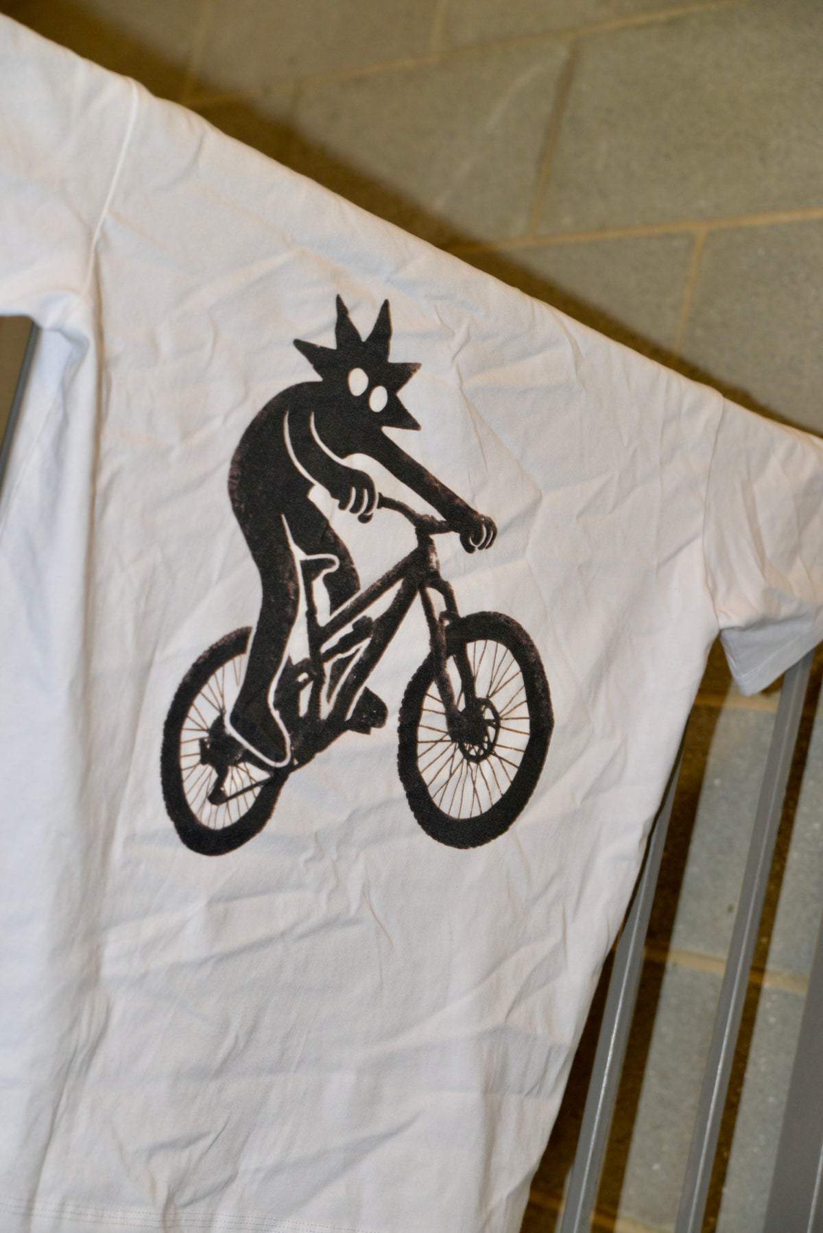 Mountain Bike Mascot Tee (100% Cotton)