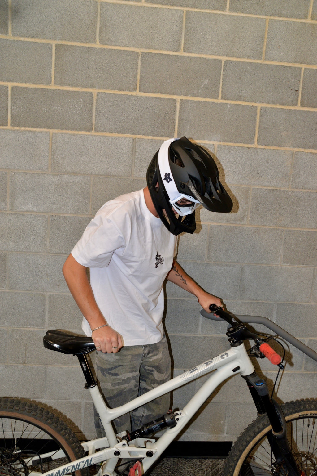 Mountain Bike Mascot Tee (100% Cotton)