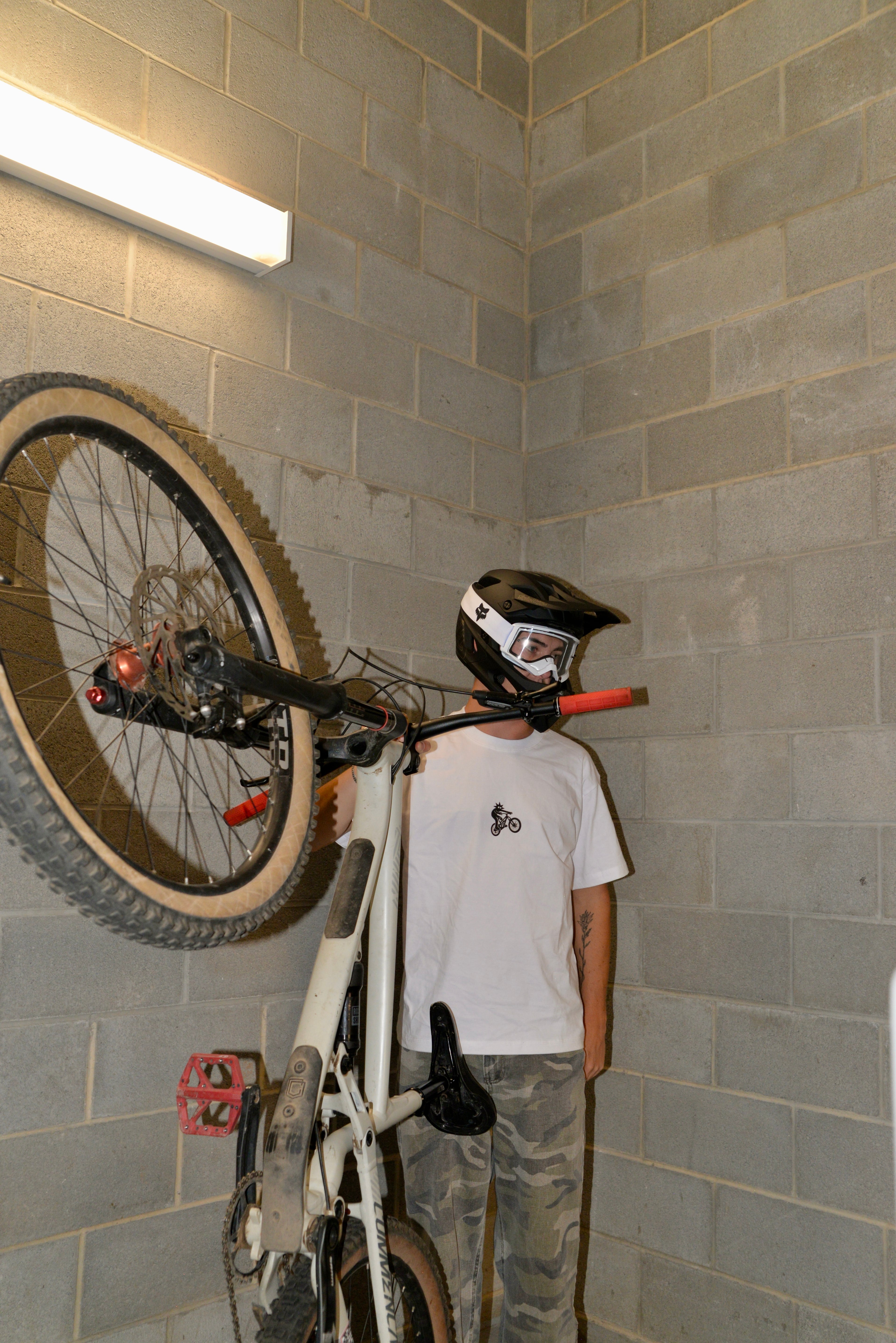 Mountain Bike Mascot Tee (100% Cotton)