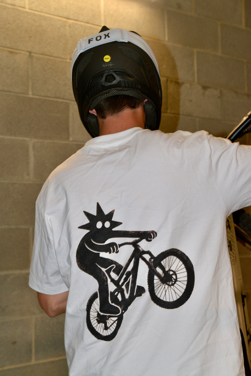 Mountain Bike Mascot Tee (100% Cotton)