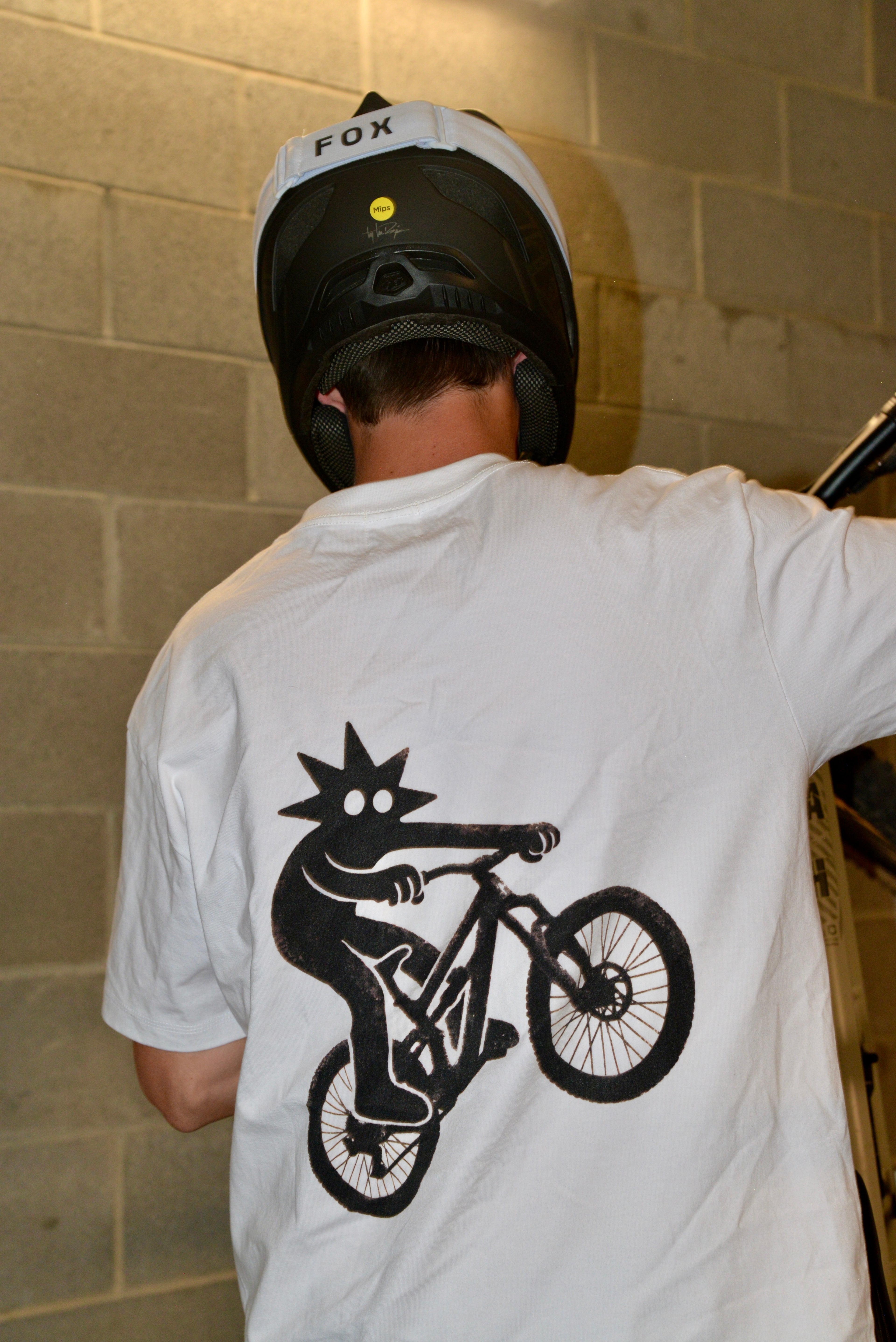 Mountain Bike Mascot Tee (100% Cotton)