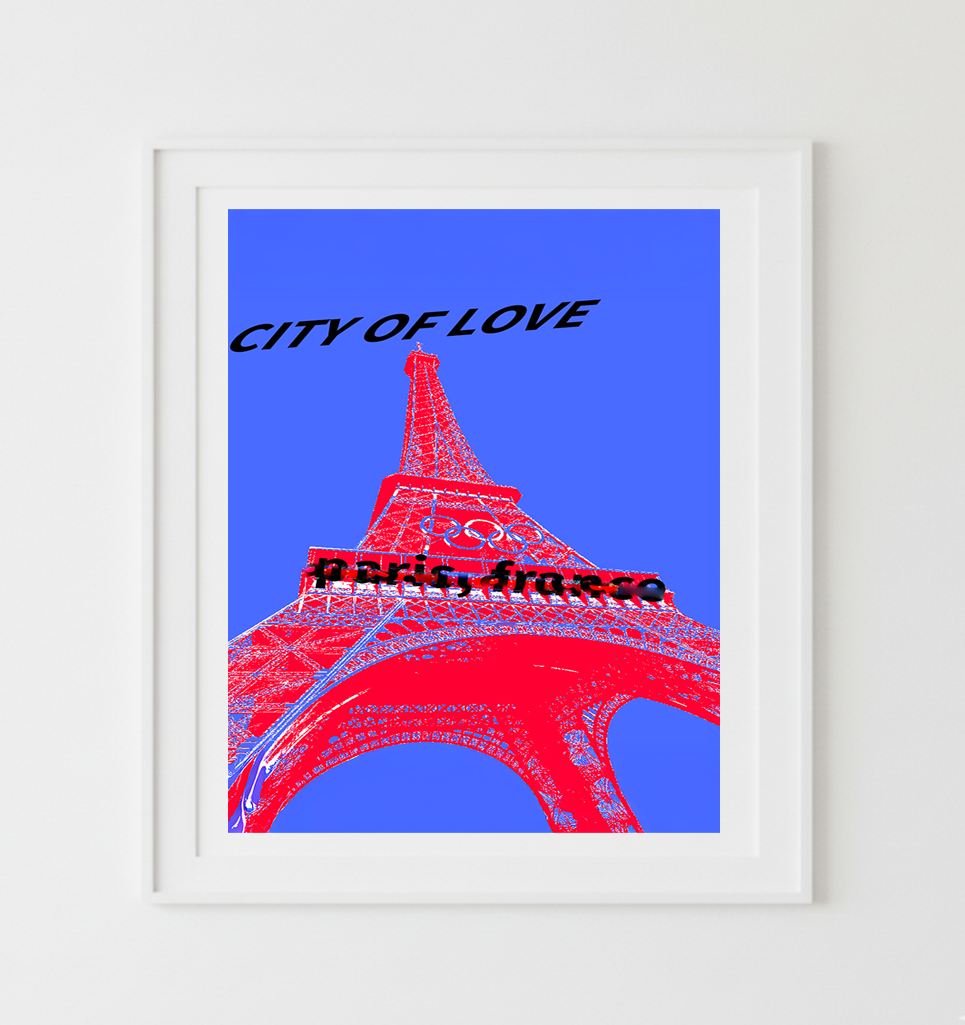 CITY OF LOVE custom poster 36x47.5 inch