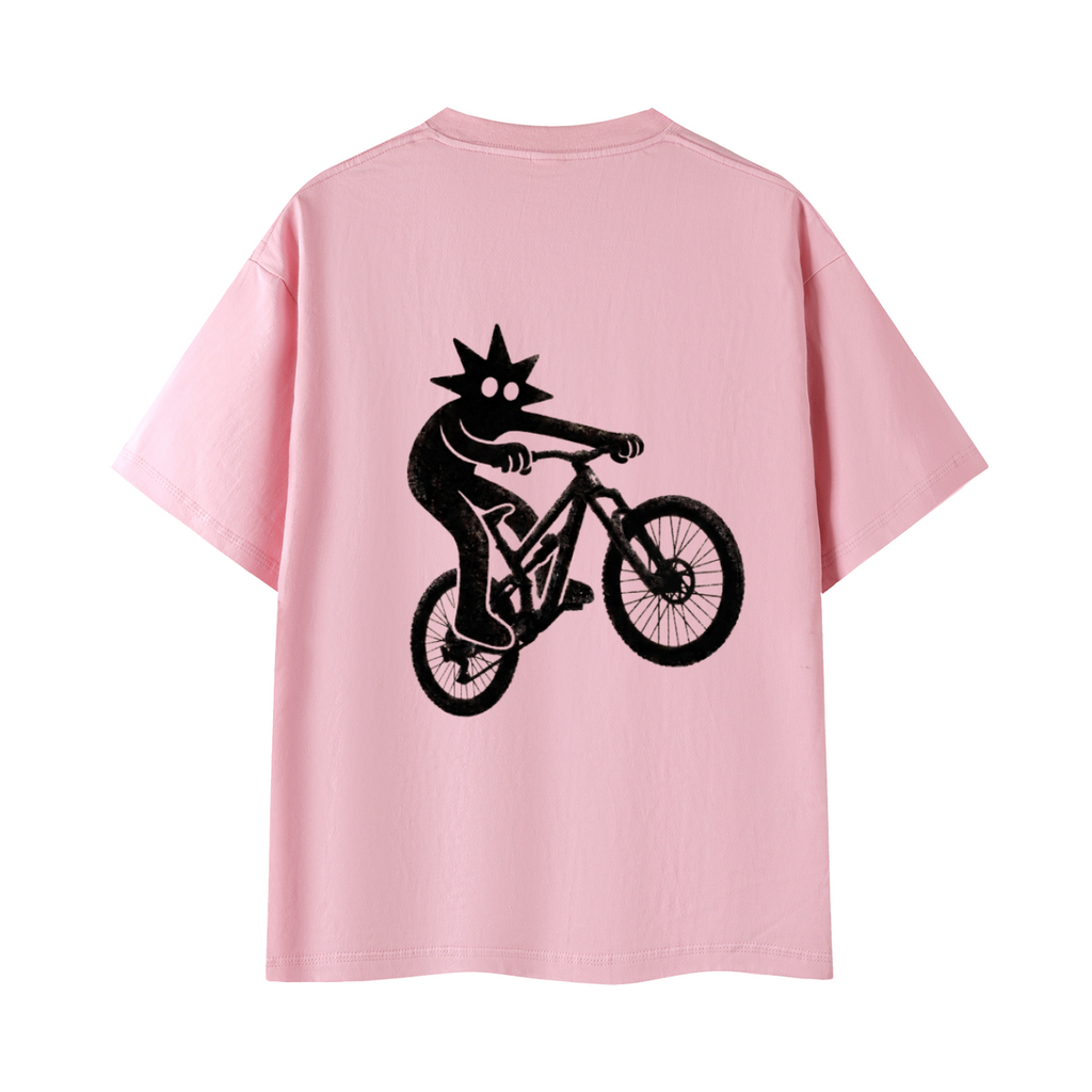 Mountain Bike Mascot Tee (100% Cotton)