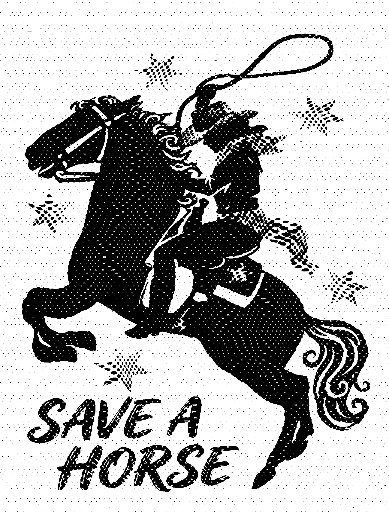 SAVE A HORSE poster