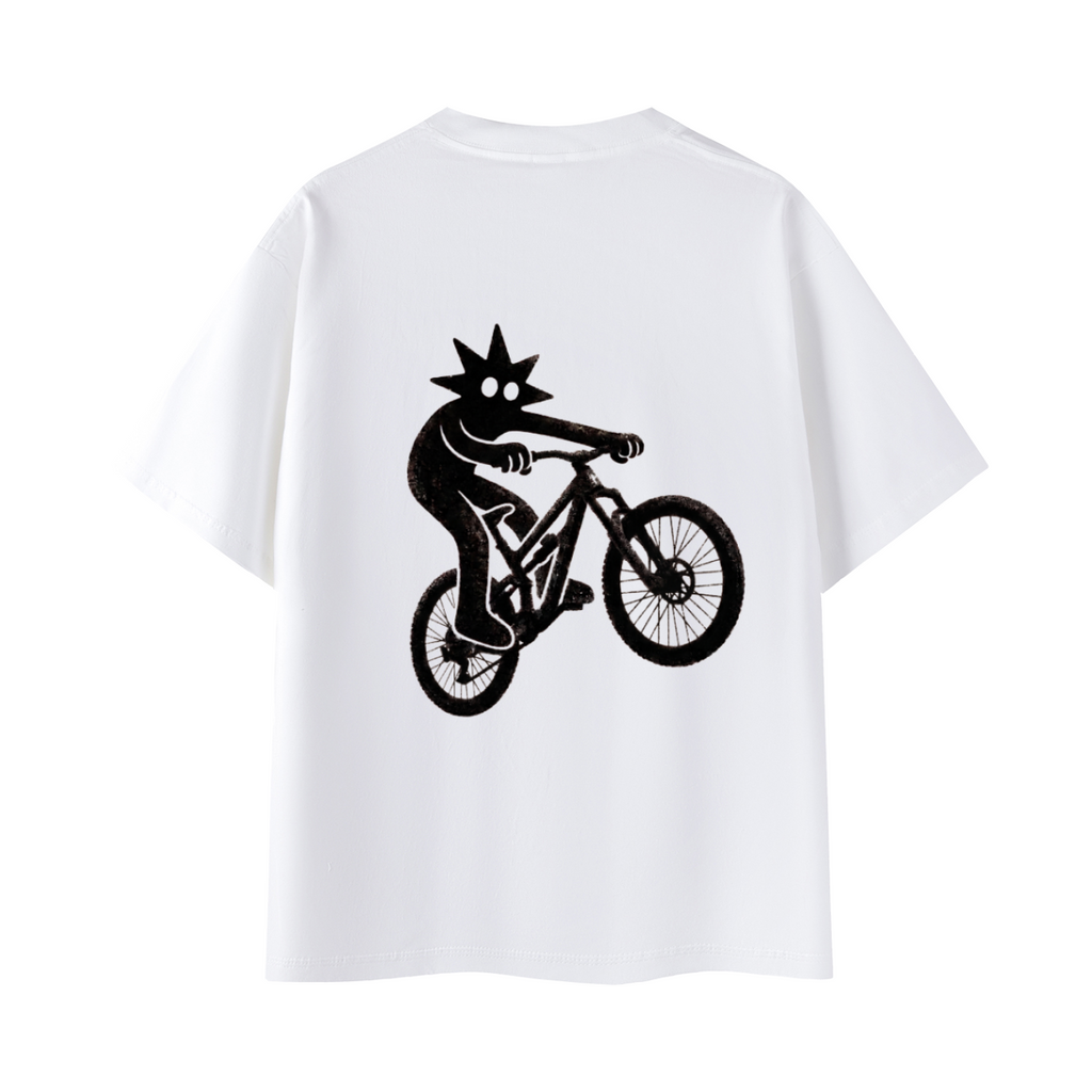 Mountain Bike Mascot Tee (100% Cotton)