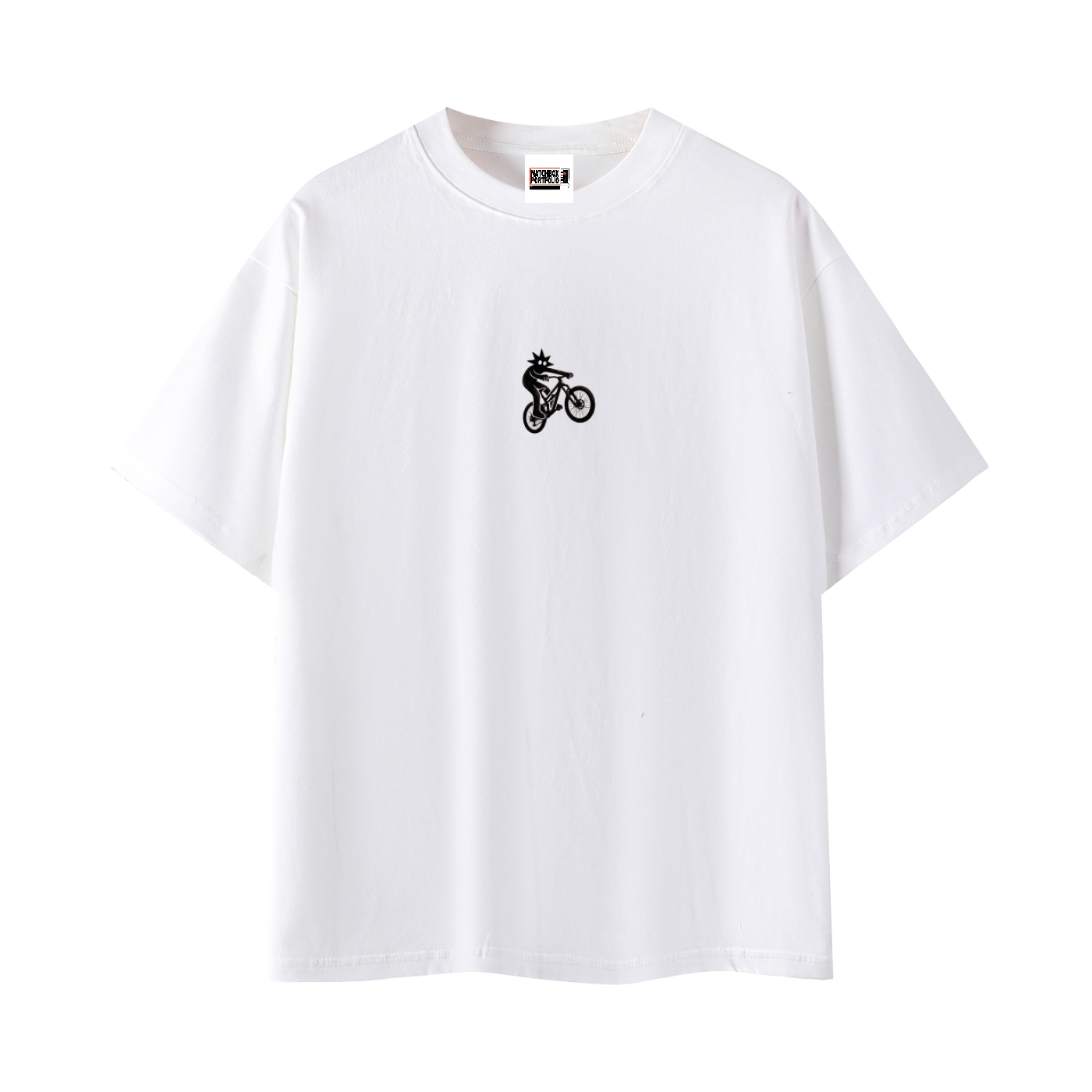 Mountain Bike Mascot Tee (100% Cotton)
