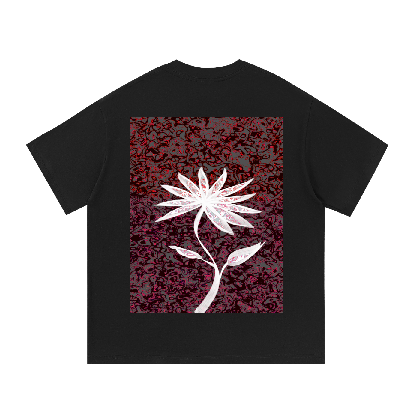 TRIPPY FLOWER Tee (100% cotton)
