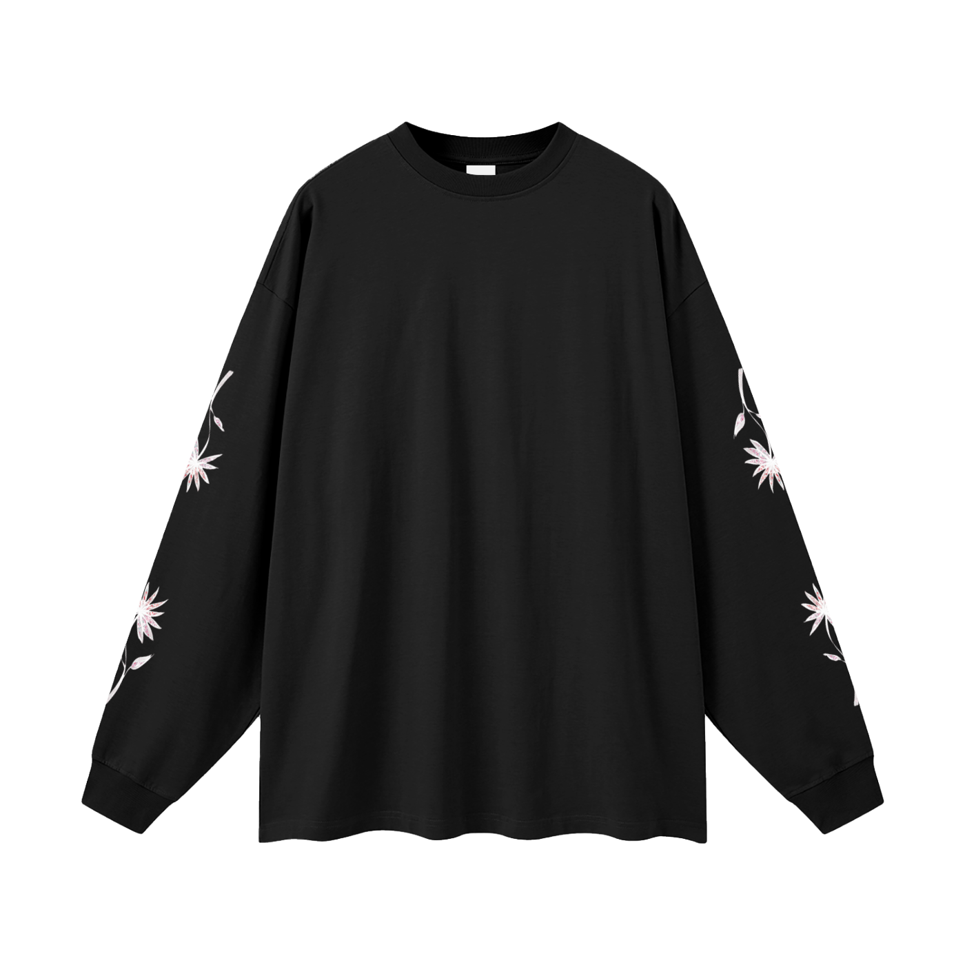 Trippy Flower Long Sleeve T-shirt (100% cotton)