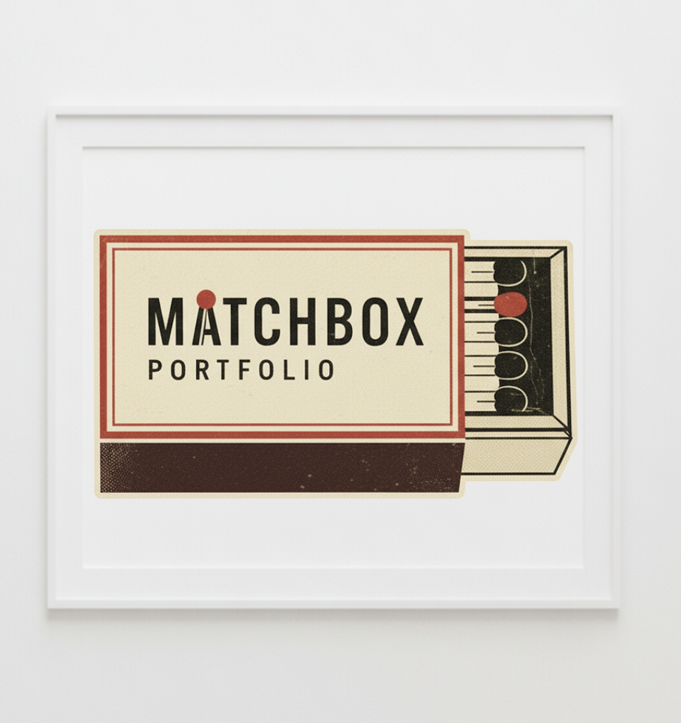 MATCHBOX PORTFOLIO custom poster 18x23.75 inch