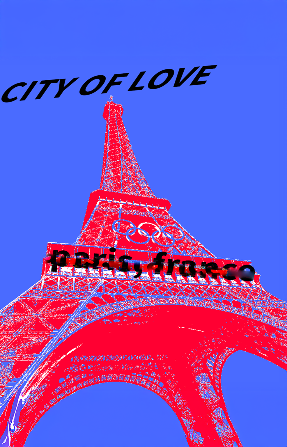 CITY OF LOVE custom poster